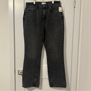 Free People We The Free Xena Slim Straight Jeans in Dark Night Size 32 Women’s